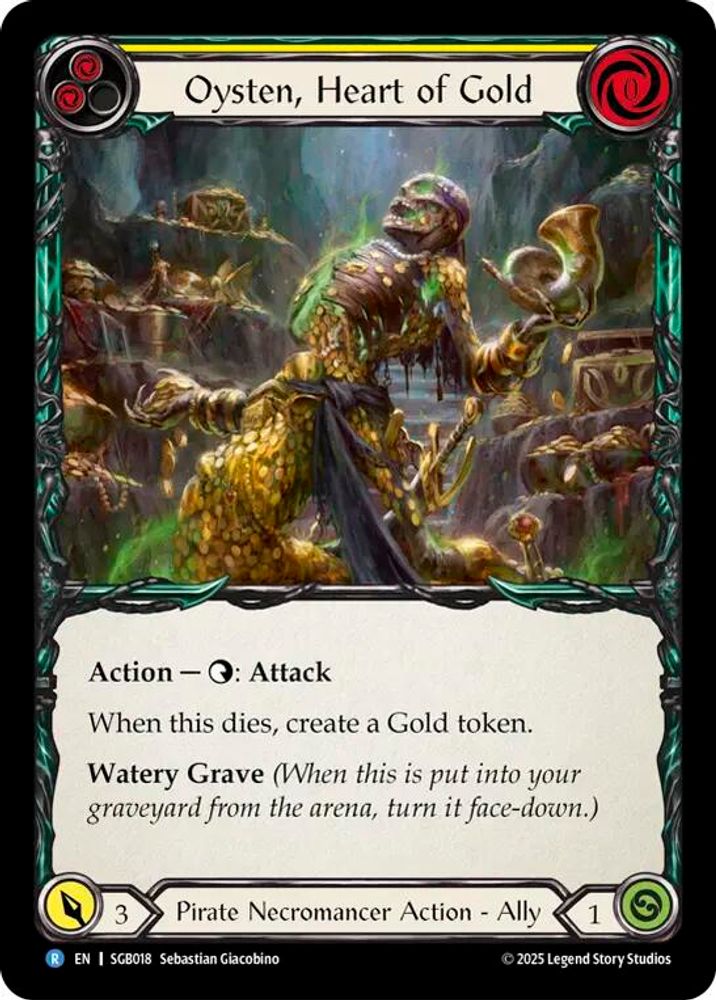 Oysten, Heart of Gold (Yellow)