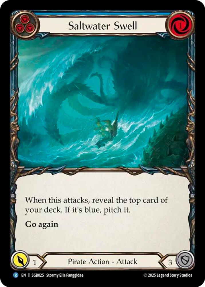 Saltwater Swell (Blue)