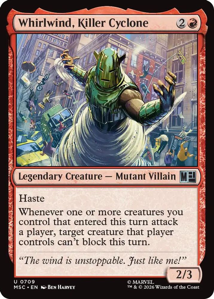 Whirlwind, Killer Cyclone