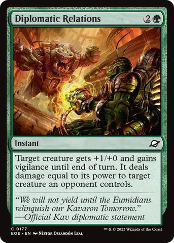 Diplomatic Relations (Edge of Eternities) Near Mint