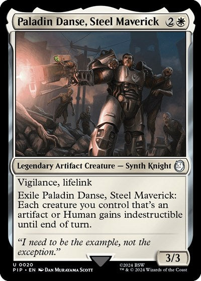Paladin Danse, Steel Maverick (Universes Beyond: Fallout) Near Mint