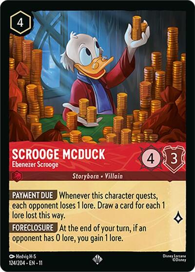 Scrooge McDuck - Ebenezer Scrooge (Winterspell) Near Mint