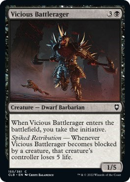 Vicious Battlerager (Commander Legends: Battle for Baldur's Gate) Near Mint Foil