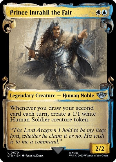 Prince Imrahil the Fair (Showcase Scrolls) (Universes Beyond: The Lord of the Rings: Tales of Middle-earth) Near Mint