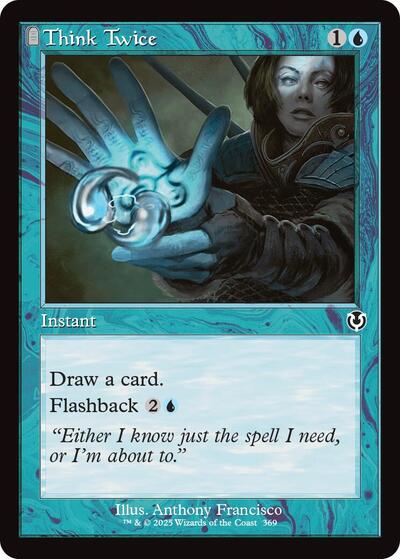 Think Twice (Retro Frame) (Innistrad Remastered) Near Mint Foil
