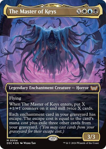 The Master of Keys (Borderless) (Commander: Duskmourn: House of Horror) Near Mint Foil