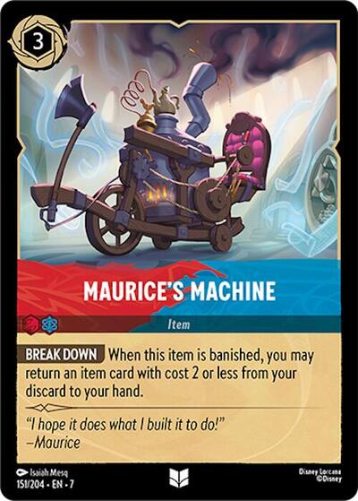 Maurice's Machine (Archazia's Island) Near Mint