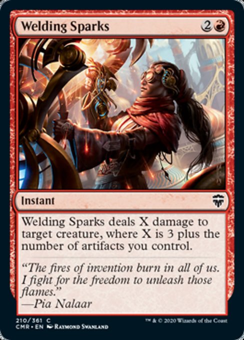Welding Sparks (Commander Legends) Near Mint Foil