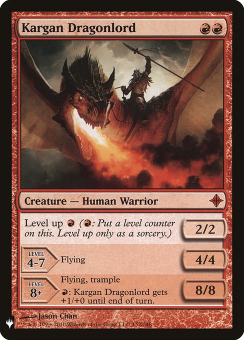 Kargan Dragonlord (Mystery Booster) Near Mint