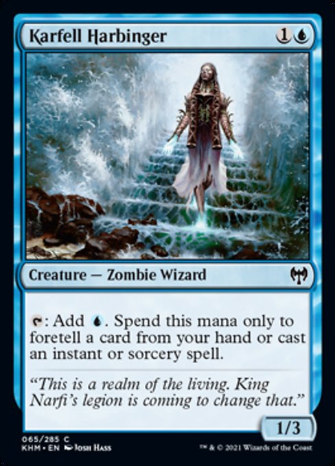 Karfell Harbinger (Kaldheim) Near Mint Foil