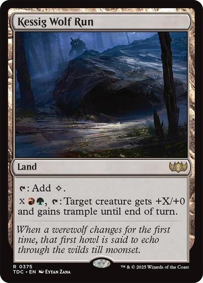 Kessig Wolf Run (Commander: Tarkir: Dragonstorm) Near Mint