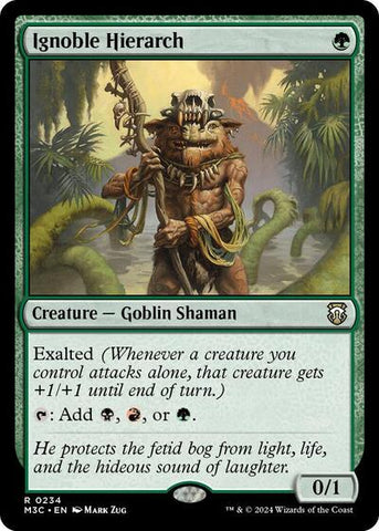 Ignoble Hierarch (Commander: Modern Horizons 3) Near Mint