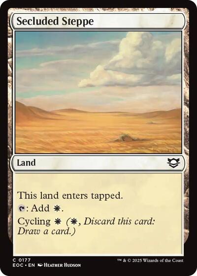 Secluded Steppe (Commander: Edge of Eternities) Near Mint