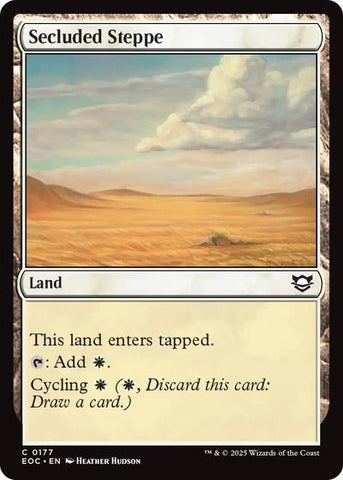 Secluded Steppe (Commander: Edge of Eternities) Near Mint