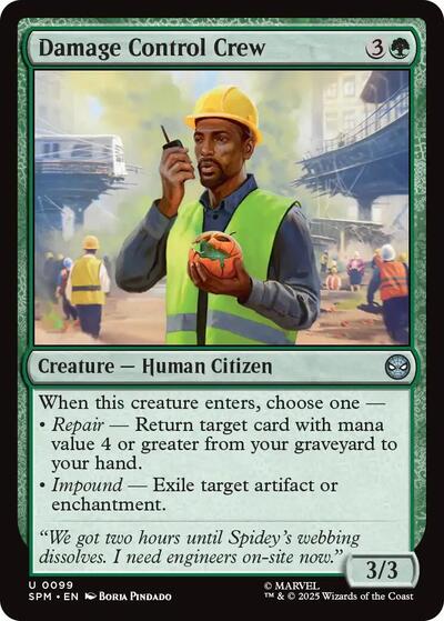 Damage Control Crew (Marvel's Spider-Man) Near Mint Foil