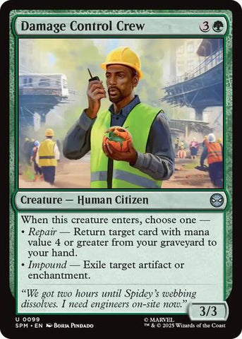Damage Control Crew (Marvel's Spider-Man) Near Mint Foil