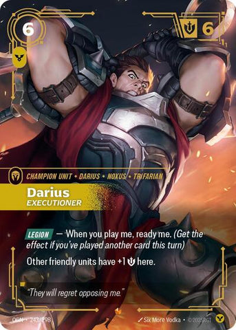Darius Executioner (Origins) Near Mint Foil
