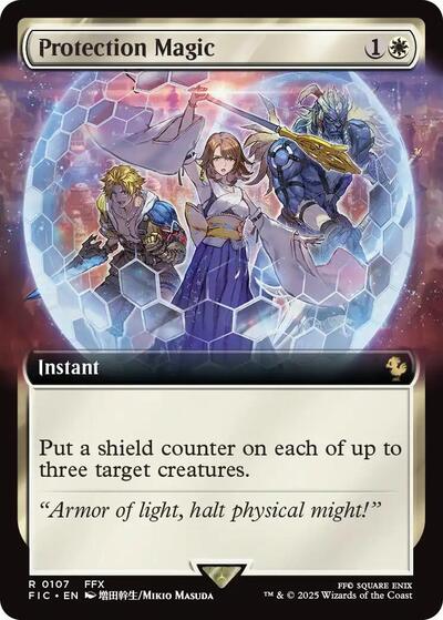 Protection Magic (Extended Art) (Commander: FINAL FANTASY) Near Mint