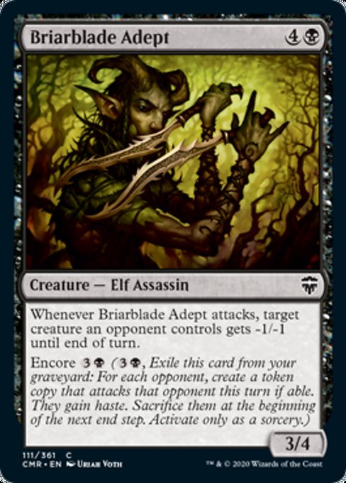 Briarblade Adept (Commander Legends) Near Mint Foil