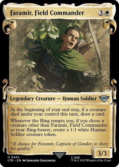 Faramir, Field Commander (Showcase Scrolls) (Universes Beyond: The Lord of the Rings: Tales of Middle-earth) Near Mint