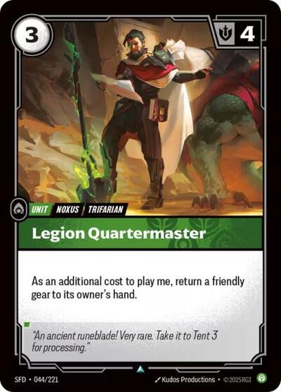 Legion Quartermaster (Spiritforged) Near Mint Foil