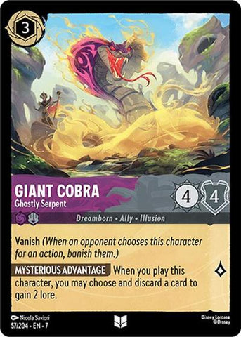 Giant Cobra - Ghostly Serpent (Archazia's Island) Near Mint