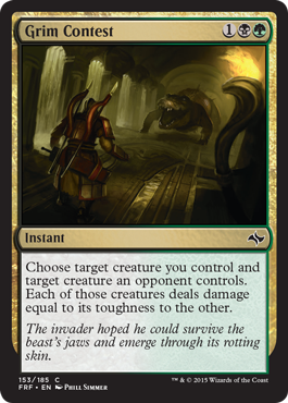 Grim Contest (Fate Reforged) Near Mint