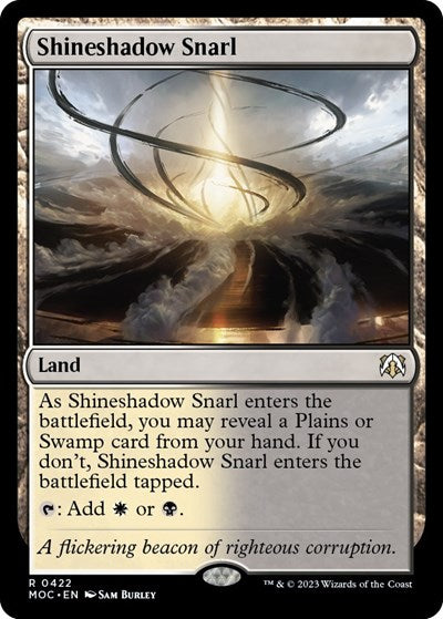 Shineshadow Snarl (Commander: March of the Machine) Light Play