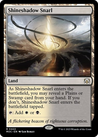 Shineshadow Snarl (Commander: March of the Machine) Light Play