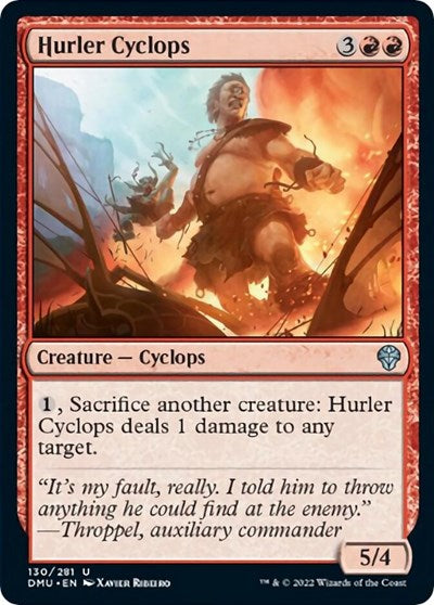Hurler Cyclops (Dominaria United) Near Mint Foil