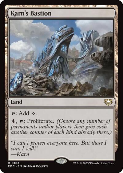 Karn's Bastion (Commander: Edge of Eternities) Near Mint