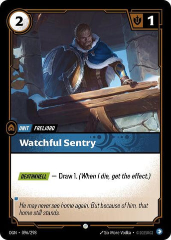 Watchful Sentry (Origins) Near Mint Foil