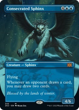 Consecrated Sphinx (Borderless) (Double Masters 2022) Near Mint