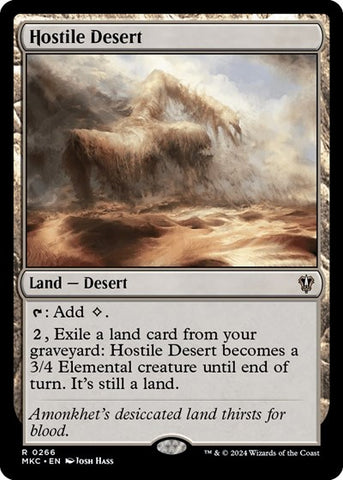 Hostile Desert (Commander: Murders at Karlov Manor) Near Mint