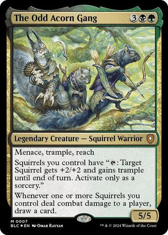 The Odd Acorn Gang (Commander: Bloomburrow) Near Mint Foil