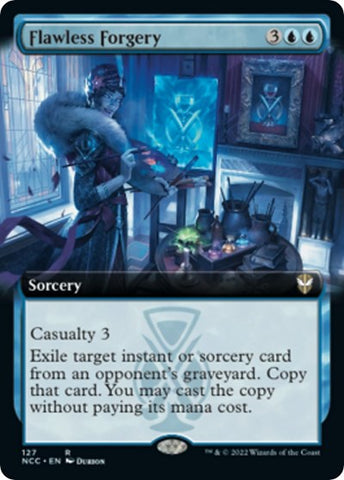 Flawless Forgery (Extended Art) (Commander: Streets of New Capenna) Near Mint