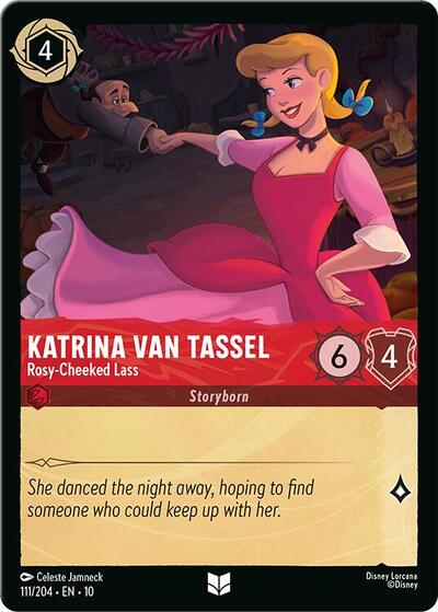 Katrina Van Tassel - Rosy-Cheeked Lass (Whispers in the Well) Near Mint Cold Foil