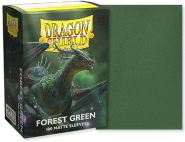 Dragon Shield Matte Standard Sleeves Forest Green (100-Pack) (Dragon Shield) New