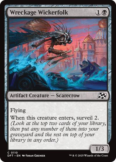 Wreckage Wickerfolk (Aetherdrift) Near Mint Foil