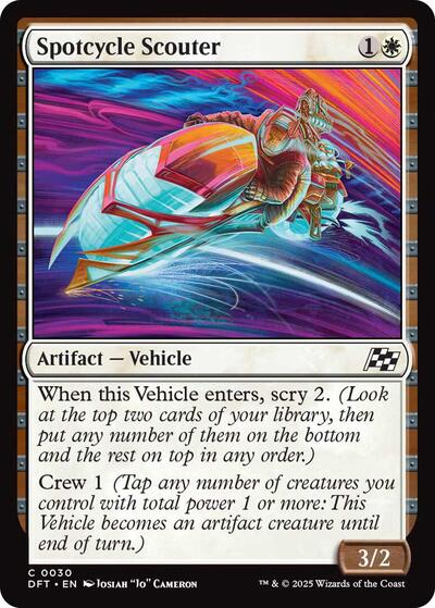 Spotcycle Scouter (Aetherdrift) Near Mint Foil