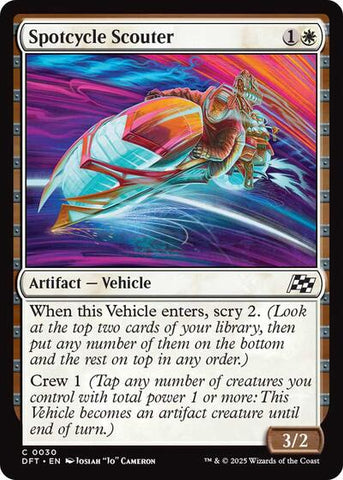 Spotcycle Scouter (Aetherdrift) Near Mint Foil