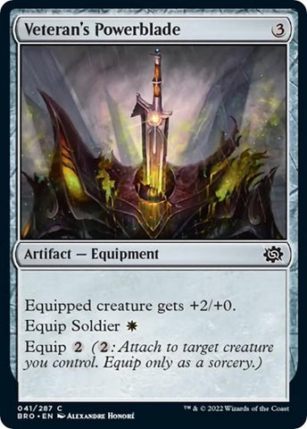 Veteran's Powerblade (The Brothers' War) Near Mint