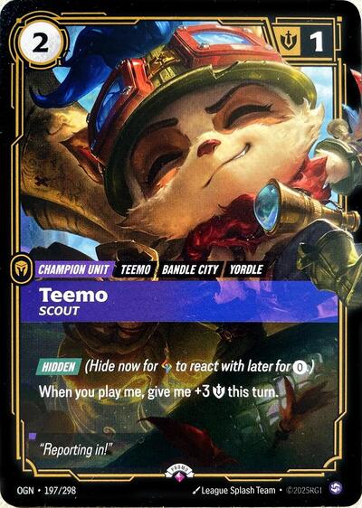 Teemo Scout (Riftbound Promotional Cards) Near Mint