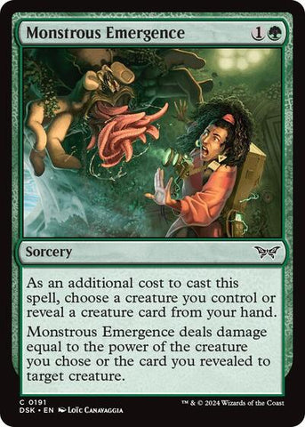Monstrous Emergence (Duskmourn: House of Horror) Near Mint