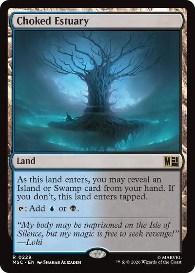 Choked Estuary (Commander: Marvel Super Heroes) Near Mint