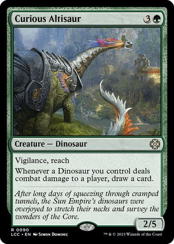 Curious Altisaur (Commander: The Lost Caverns of Ixalan) Near Mint