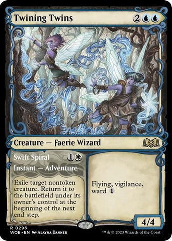 Twining Twins (Showcase) (Wilds of Eldraine) Near Mint