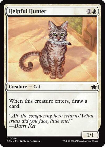 Helpful Hunter (Foundations) Near Mint