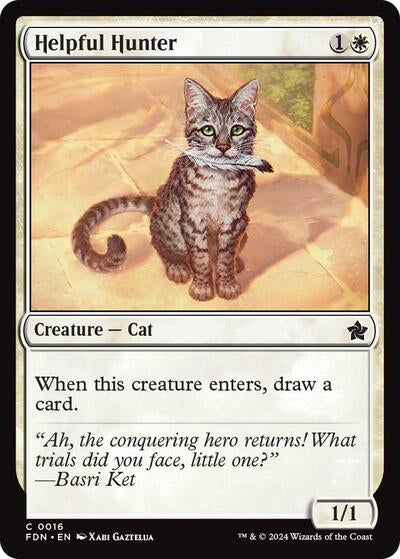 Helpful Hunter (Foundations) Near Mint Foil