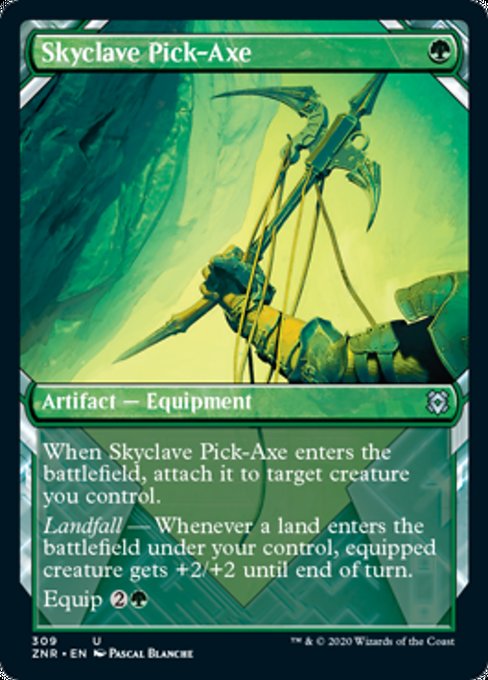Skyclave Pick-Axe (Showcase) (Zendikar Rising) Near Mint Foil